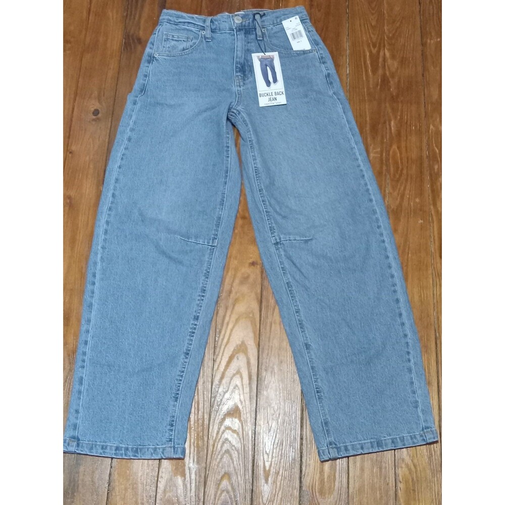 Vanilla Star Buckle back Women Blue Jeans 0 W 24  NWT